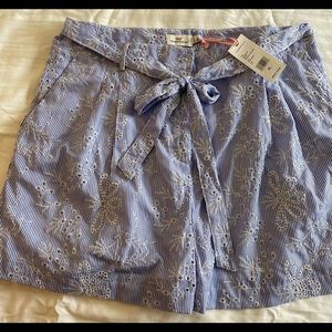 Vineyard vines women’s XL Seaside eyelet tie-waist shorts